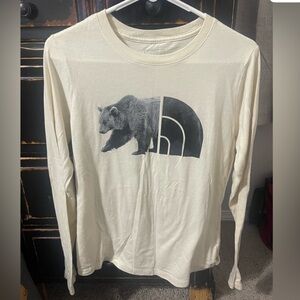 The North Face Cream Long Sleeve Shirt